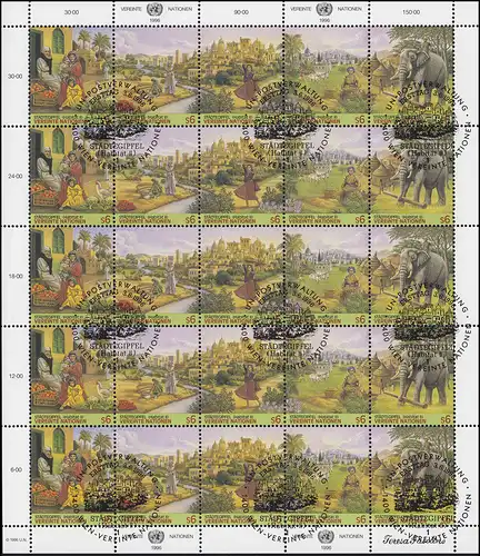 UNO Wien 209-213 Konferenz Wohnen HABITAT II 1996, ZD-Bogen ESSt