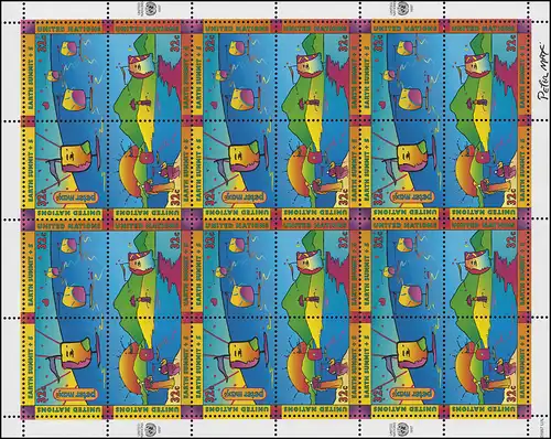 UNO New York 736-739 Konferenz Umwelt und Entwicklung UNCED 1997, ZD-Bogen **