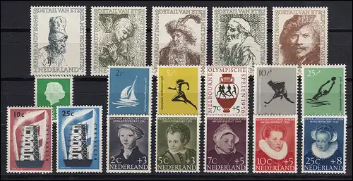 672-689 Pays-Bas, complet, frais de port