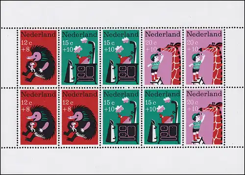 871-892 Pays-Bas-Nederland-Ange 1967 complet avec bloc 6, frais de port