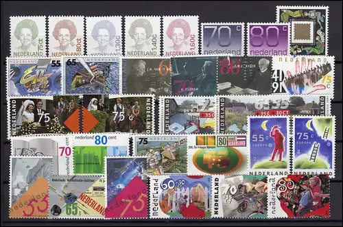 1396-1426 Niederlande-Jahrgang 1991 komplett mit Block 35, postfrisch