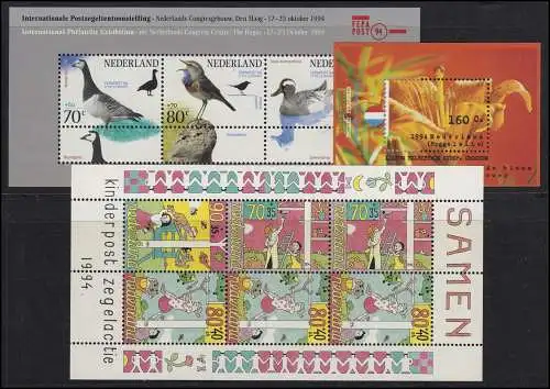 1498-1530 Pays-Bas 1994 complet avec des blocs 40, 41 et 42, frais de port