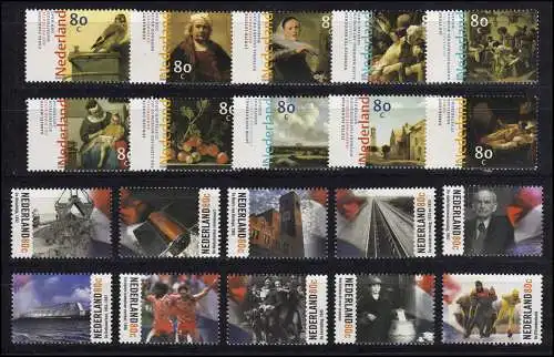 1703-1772 Pays-Bas 1999 complet, frais de port
