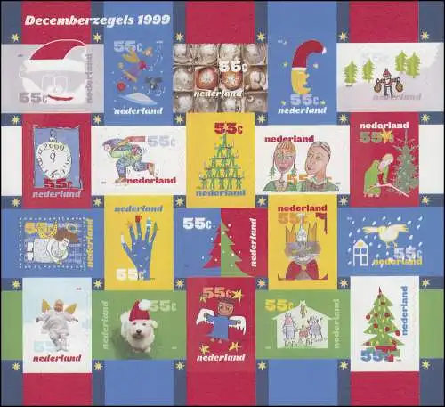 1703-1772 Pays-Bas 1999 complet, frais de port