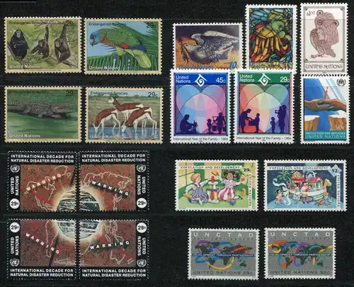 661-678 UNO New York Jahrgang 1994 komplett, postfrisch **