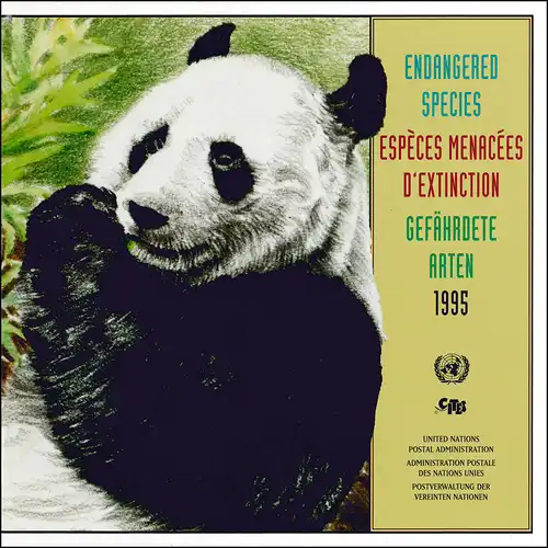 Dossier des Nations unies sur les espèces menacées 1995, cacheté
