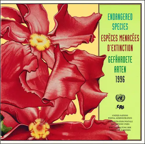Dossier des Nations unies sur les espèces menacées 1996, cacheté
