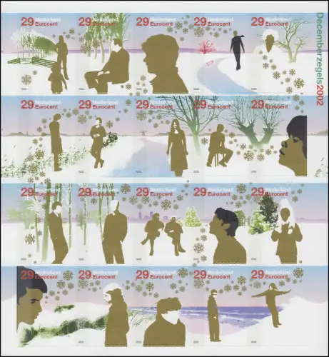 2050-2069 Marques de décembre 2002 - feuille feuille, frais **