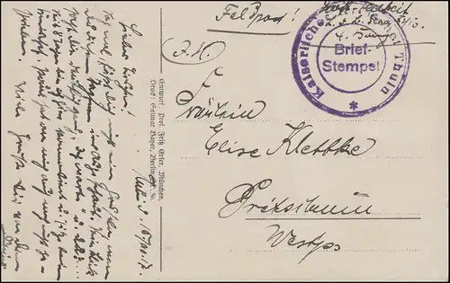 Feldpost AK Militaria Und Ihr? Zeichnet Kriegsanleihe, Briefstempel Thuin 1927