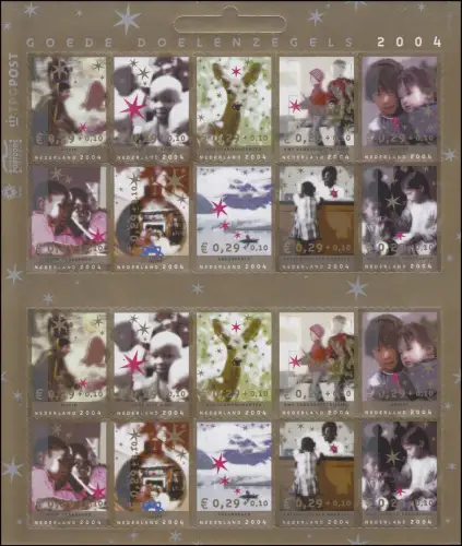 2254-2263 Wofa Organisations humanitaires 2004 - Feuille de 2260I+II **