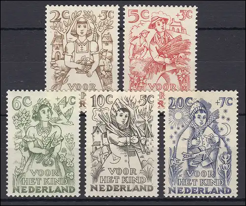 546-550 Wohlfahrt Voor het Kind 1949, Satz postfrisch **