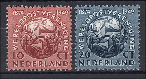 544-545 Club postal mondial UPU 1949, série postale