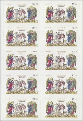 FB 60 Noël 2016: Les bergers sur le terrain, feuille de 10x3268, **