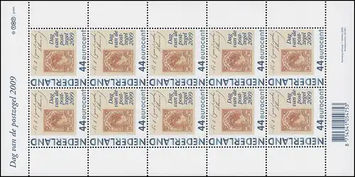 2696 Meine Marke: Tag der Briefmarke 2009 - Kleinbogen, postfrisch **
