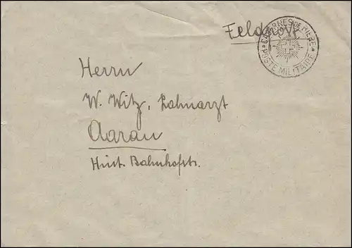 Poste militaire suisse CASERNE DE BIERE - POSTE MILITAIRE comme poste de terrain à Aarau