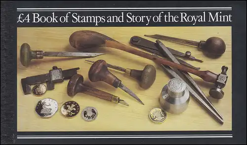 Großbritannien-Markenheftchen 66 Elisabeth II. Story of the Royal Mint 1983, **
