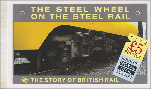 Großbritannien-Markenheftchen 75 Elisabeth II. The Story of British Rail 1986 **