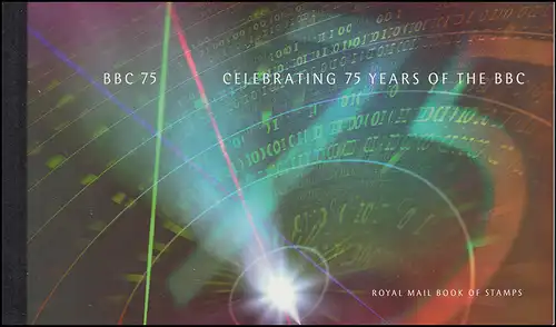 Großbritannien-Markenheftchen 117 Königin Elisabeth II. 75 Jahre BBC 1997, **