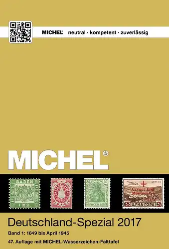 MICHEL Deutschland Spezial 2017 Band 1 (bis April 1945) GEBRAUCHT