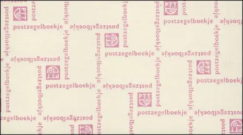 Carnets de marque 10x Juliane et chiffre 1971, PB 10-a, rose, blanc, **