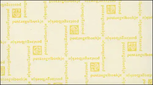 Markenheftchen 10y Juliane und Ziffer 1971, PB 10-a, gelb **