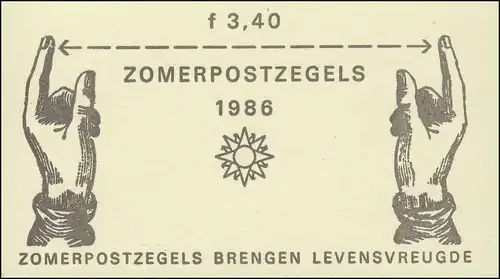 Markenheftchen 33 Sommermarken - Messinstrumente 1986 - PB 32, **