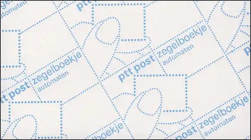 Carnets de marque 35 Reine Beatrix 1986 avec publicité 3 Tarifs et PB 34A, **
