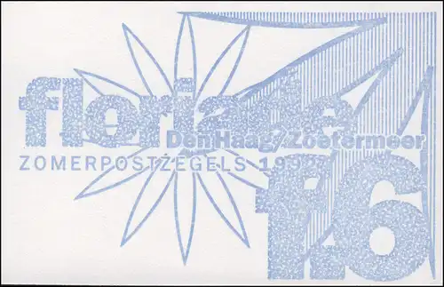 Carnets de marques 46 Marques d'été - Exposition de jardin Floriade 1992 et PB 45, **