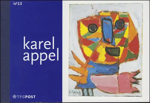 Markenheftchen PR 13 Glückwunschkarte Karel Appel 04/2006, **