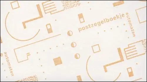 Carnet de marque 44 Reine Beatrix avec service de clance et PB 43D, 12 encoches **