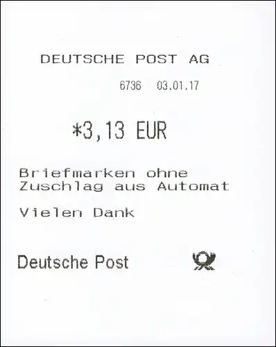 9 empfangen - 7 ATM 5-150 Cent 2017, Satz VS 1, alle mit Zählnummer **