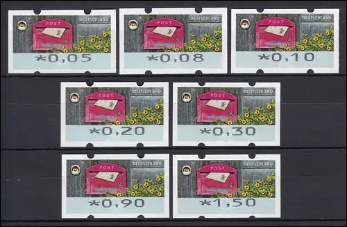 9 empfangen - 7 ATM 5-150 Cent 2017, Satz VS 1, alle mit DRUCKTEILAUSFALL **