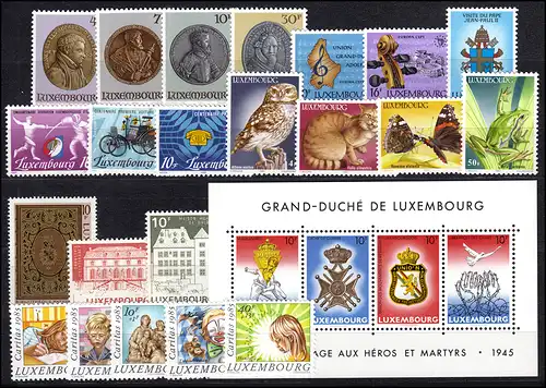 1117-1142 Luxemburg Jahrgang 1985 komplett, postfrisch