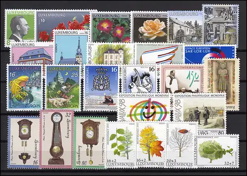1410-1436 Luxemburg Jahrgang 1997 komplett, postfrisch