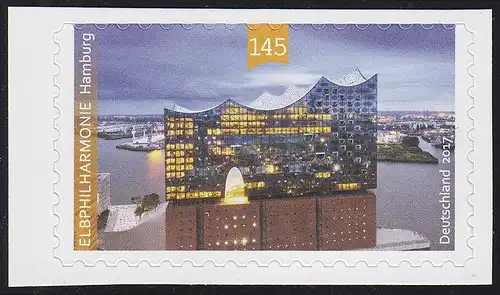 3286 Eröffnung der Elbphilharmonie, selbstklebend aus Folienblatt 63, **