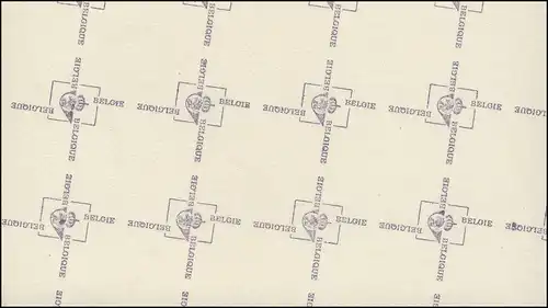 Belgien-Markenheftchen 18 Löwe und König Baudouin 20 Franc 1969, **