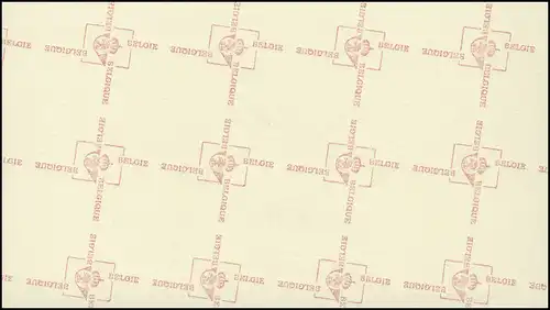 Belgien-Markenheftchen 23 Löwe und König Baudouin 20 Franc 1972, **