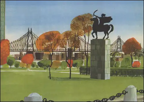 Carte postale des Nations unies P 26 Parking 23 cent, 2003, FDC 28.3.2003