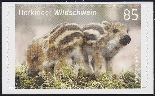 3293 Tierkinder - Wildschwein, selbstklebend auf neutraler Folie, **