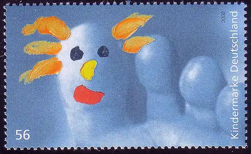 2280 Einzelmarke aus Block 60 Für uns Kinder - Zehfigur, postfrisch **