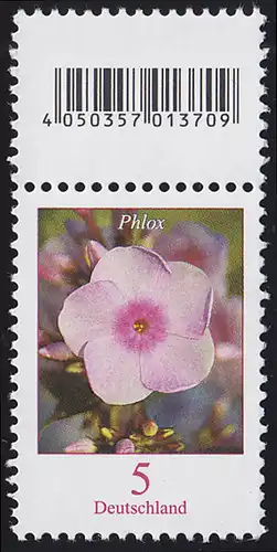 3296 Phlox 5 Cent aus der 500er-Rolle, mit Codierfeld (offene 4) **