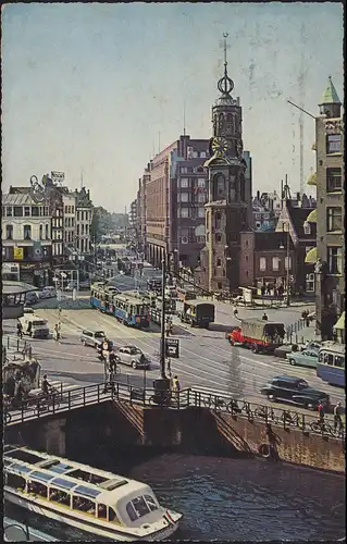 Pays-Bas 622 Reine Juliane avec trou K comme carte de vue EF AMSTERDAM 1961