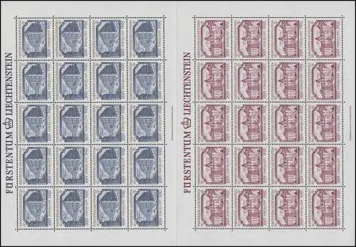 692-693 Europa / CEPT - Baudenkmäler, 2 Werte, Kleinbogen-Satz, postfrisch **