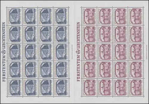 692-693 Europa / CEPT - Baudenkmäler, 2 Werte, Kleinbogen-Satz **