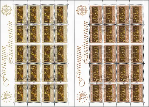 866-867 Europa. Europäisches Jahr der Musik 1985, Kleinbogen-Satz ESSt