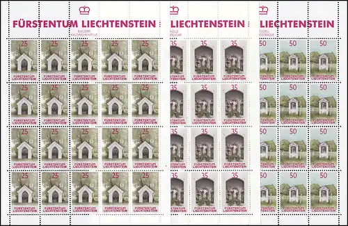 951-953 bâtons, 3 valeurs, petit jeu de feuilles **