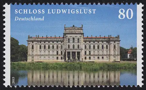 3123I Château Ludwigslust avec PLF I point sous le premier s de châteaux, champ 7, **