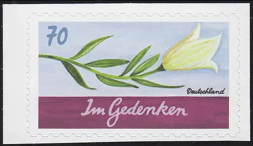 3313 Schreibanlässe - Trauer / Im Gedenken, selbstklebend aus FB 68, **