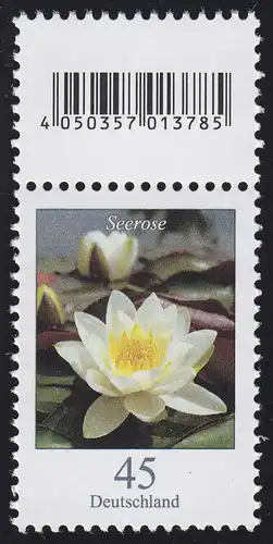 3303 Seerose 45 Cent aus 200er-Rolle, mit Codierfeld -785 **