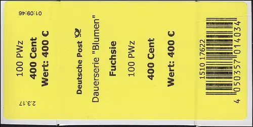 3190 Fuchsie 400 +CF Banderole / autocollants, 1510 17622